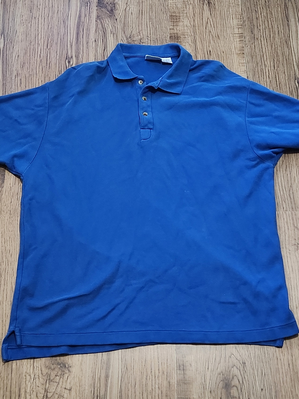 Dockers Blue Short-Sleeve Polo Shirt